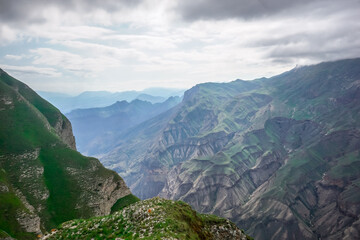 Fototapeta premium Beautiful landscapes of the Sulak canyon in Dagestan