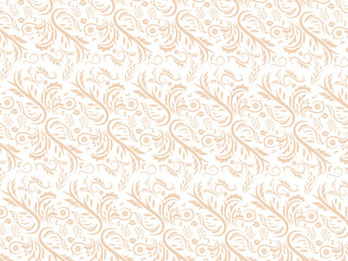 vintage luxury floral seamless pattern