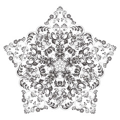 doodles gray isolated pattern on white background