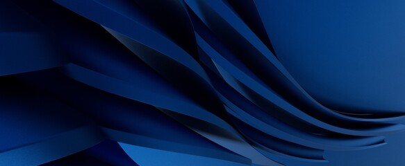 Obraz premium blue line connection on abstract technology background.