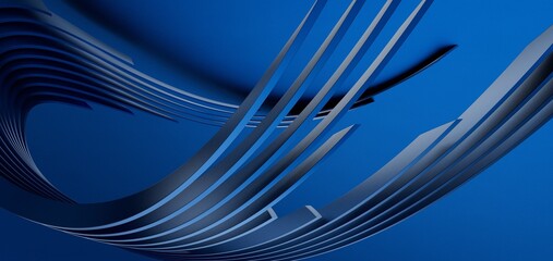 3d render, abstract blue crystal background, faceted texture, macro panorama, wide panoramic polygonal