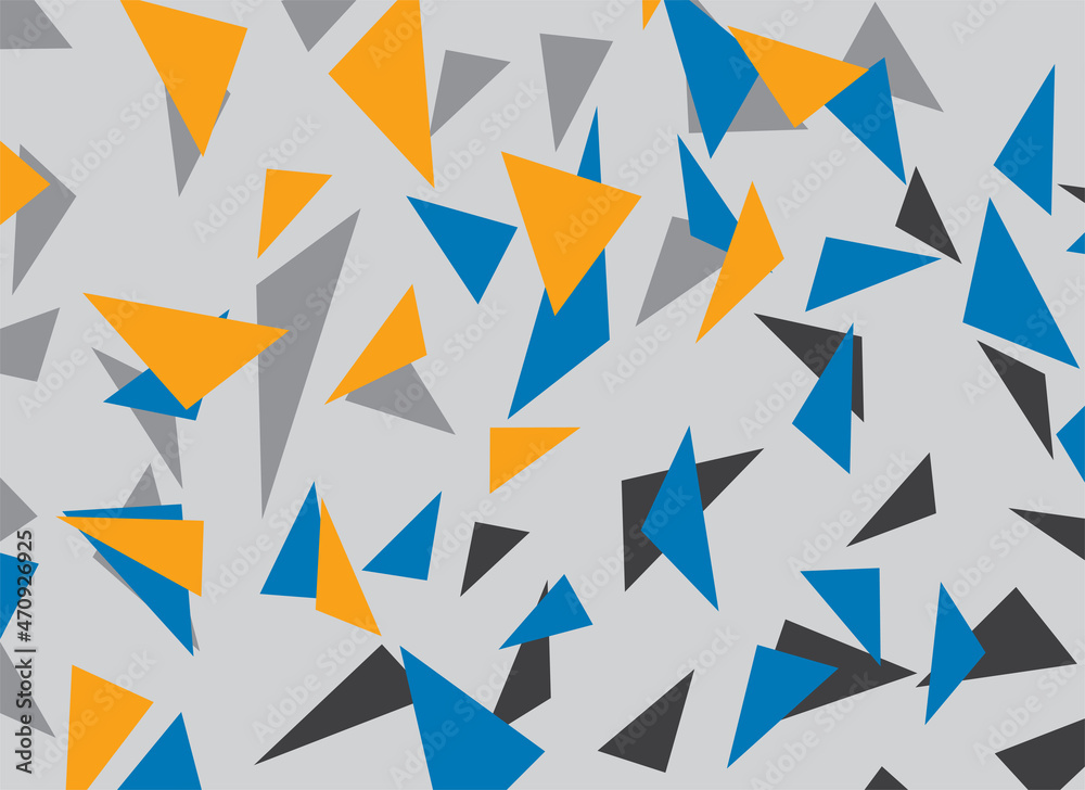 Poster simple background with irregular triangle pattern