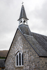 Fototapeta na wymiar St. Marys Scottish Episcopal Church in Glencoe, Scotland
