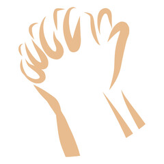 hands folded in prayer to God