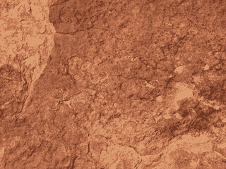 detailed red rock stone wall