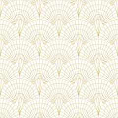 Abstract seamless gold pattern in Asian style. - 470930137