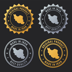 Made in Iran - gold and silver stamp set. Best quality. Original product.