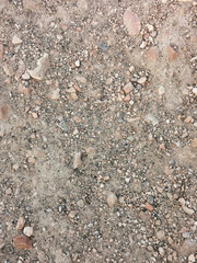 Sand and stones ground textured.