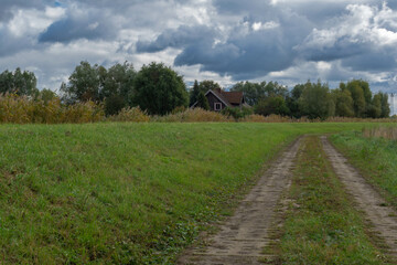 rural house in the countryside