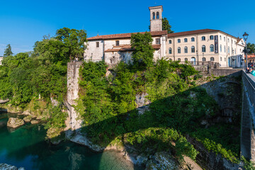 Fototapeta na wymiar Ancient Lombard historical center of Cividale del Friuli