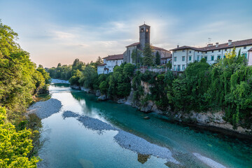 Obraz premium Ancient Lombard historical center of Cividale del Friuli