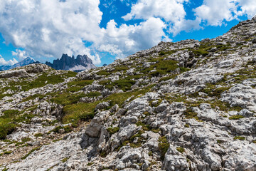 Dream Dolomites. Nuvolau, Arvelau and five towers.