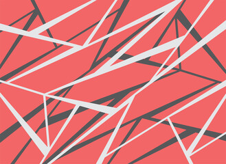 Abstract pink background with geometric line pattern