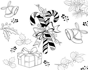 christmas bell, christmas gift, bow box, holiday, winter, family gift