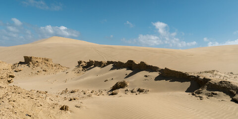 Te Paki Dunes in the north of New Zealand.