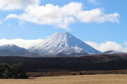 Mount Ngauruhoe in New Zealand