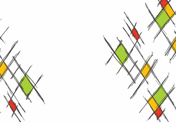 Abstract background with sketch drawing line pattern