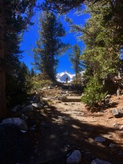 Hiking in the Valley of the Little Lakes, John Muir Wilderness, California