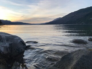 lake in the mountains