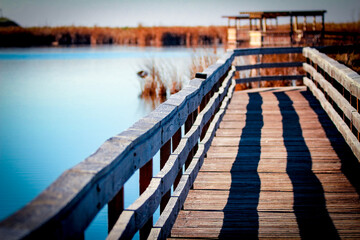 Fototapeta premium pier on the lake