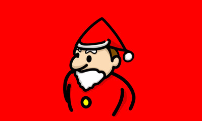 クリスマス サンタクロース Christmas　X'mas プレゼント ベクター イラスト