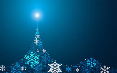 albero di natale, neve, cristalli, natale © xyz+