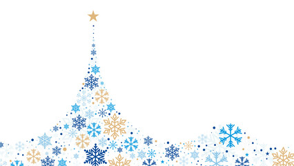 albero di natale, neve, cristalli, natale © xyz+