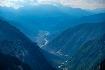 landscape in the mountains - dolomites