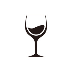 Wine glass icon vector illustration sign