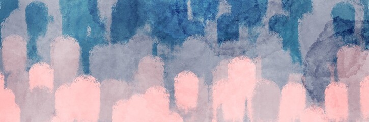 Naklejka premium Abstract background painting art with gradient blue and beige paint brush for December sale poster, banner, website, phone case design.