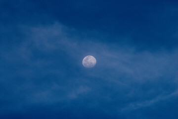 moon and clouds