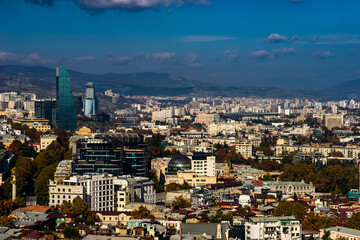 Fototapeta premium View to the Old Tbilisi 