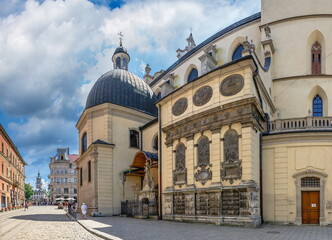 Obraz premium Latin Cathedral in Lviv, Ukraine