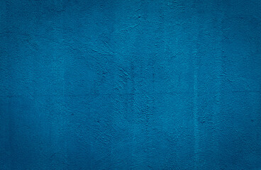 Fototapeta na wymiar Blank blue texture surface background, dark corners, abstract architecture material