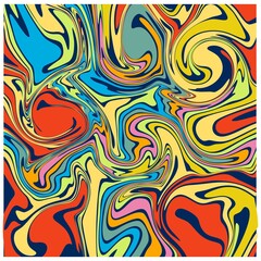 Crazy pattern. Colorful flowing background. Fluid backdrop. An abstract colorful psychedelic wavy background.