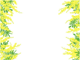 ミモザのフレーム④左右