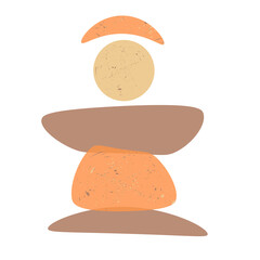 Abstract composition of spots. Vector illustration. For use on covers, packaging, postcards, prints, interiors.