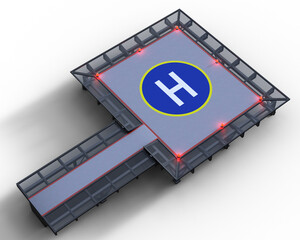 helipad ヘリパッド CG 3DCG