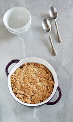 Apple crumble