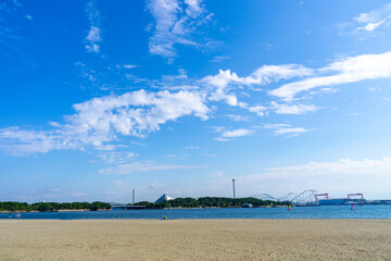 神奈川県横浜市金沢区の海の公園