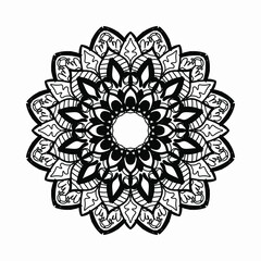 decorative concept abstract mandala illustration.