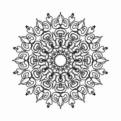 decorative concept abstract mandala illustration.
