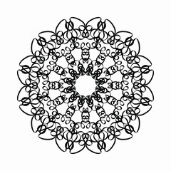 decorative concept abstract mandala illustration.