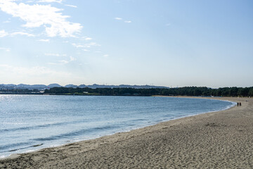 神奈川県横浜市金沢区の海の公園
