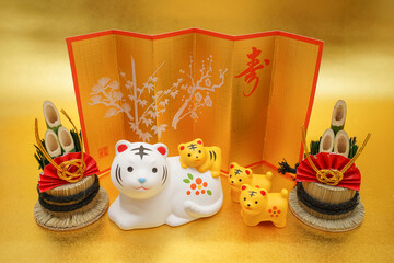 寅年の年賀状素材（2022年の干支）