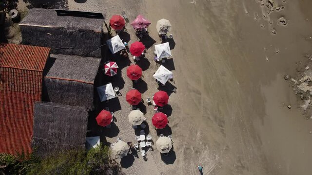Guarda-sol, Praia de Fortim no Cear&aacute;