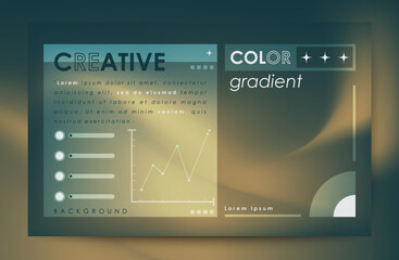 Naklejka premium Shades of blue gradient background pattern