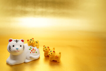 寅年の年賀状素材（2022年の干支）