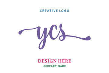 YCS lettering logo is simple, easy to understand and authoritative