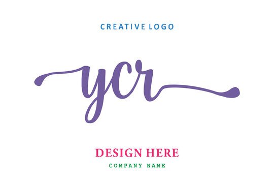 YCR lettering logo is simple, easy to understand and authoritative
